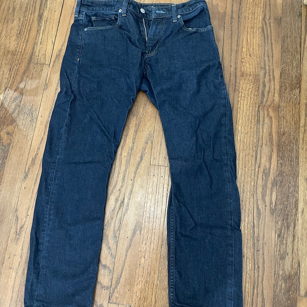 Bonobos Blue Straight-Leg Jeans Timeless Fit